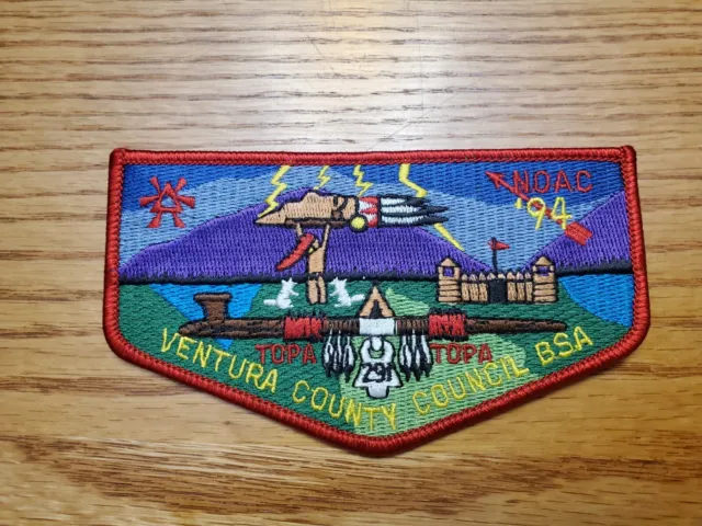 Boy Scout OA Topa Topa Lodge #291 NOAC 1994 Flap