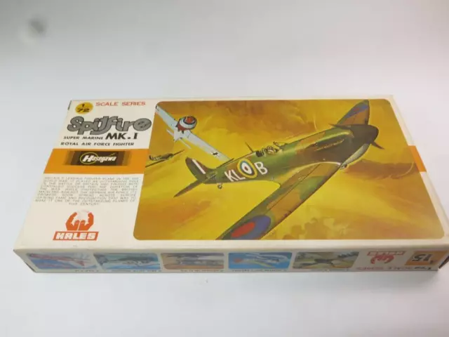 Hasegawa 1/72 Modèle Aircraft Kit Supemarine Spitfire Mk I Scellé