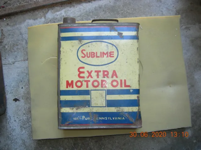 Sublime -  Extra Moto Oil-   Lattina Antica Anni '40.