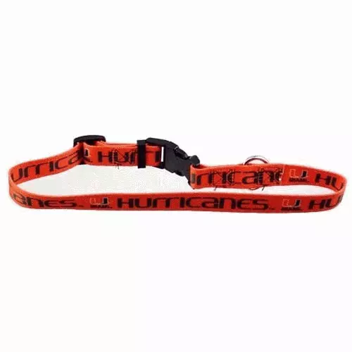 Hunter Miami Hurricanes Dog Collar - Medium