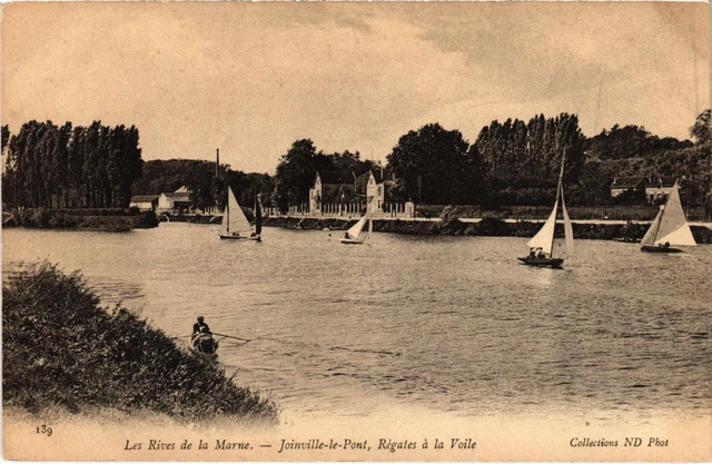 CPA AK Joinville le Pont Le Pont, Regates a la Voile FRANCE (1283412)