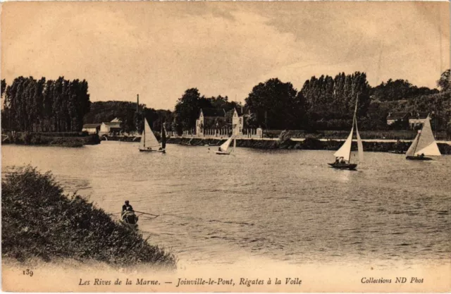 CPA AK Joinville le Pont Le Pont, sailing regattas FRANCE (1283412)