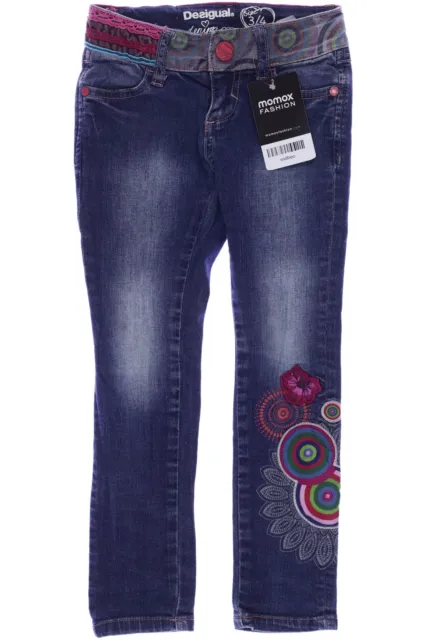 Jeans Desigual pantaloni ragazza denim taglia EU 104 elastan cotone blu #egdbipo