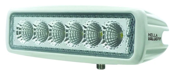 Hella Light Bar - HVF Fits Mini LGHT BR 6LED FLSH FLD WHT MV