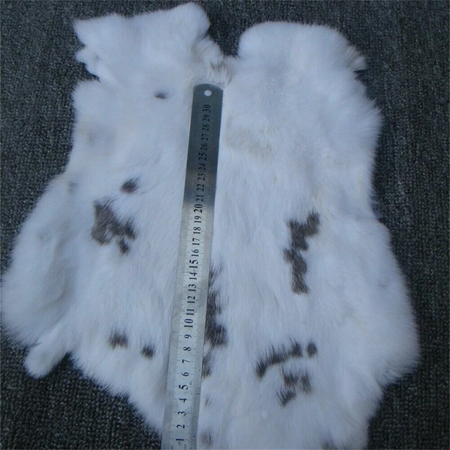 1x High Quality Spotted Tanned Real Rabbit Skin Pelt Animal Fur Hide Craft Grade 1x High Quality Spotted Tanned Real Rabbit Skin Pelt Animal Fur Hide Craft Grade