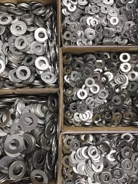 Flat Washers Stainless Steel 18-8, Full Assortment of Sizes Available in Listing