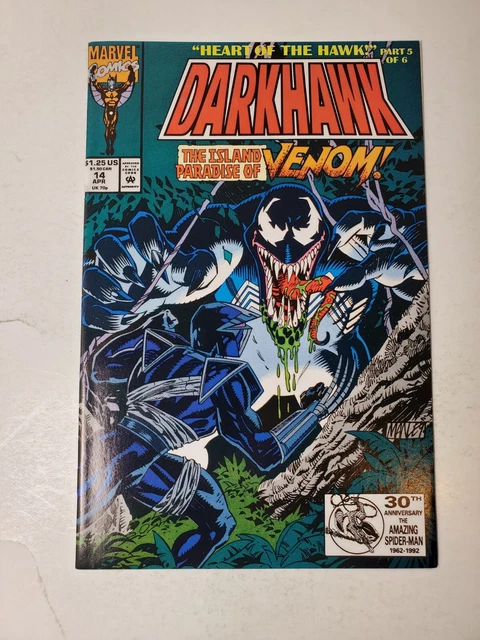Marvel Comics Darkhawk Issue # 14 April 1992 The Island Of Venom NM see pics
