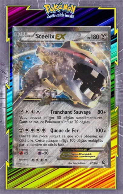 Steelix EX - XY11:Steam Offensive - 67/114 - French Pokemon Card