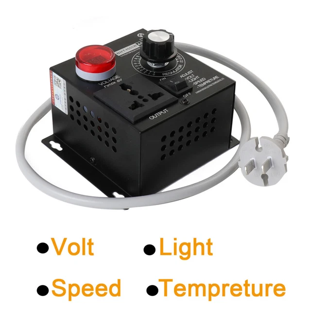 POWER REGULATOR SPEED Motor Fan Dimmer Controller AC 110V 4KW