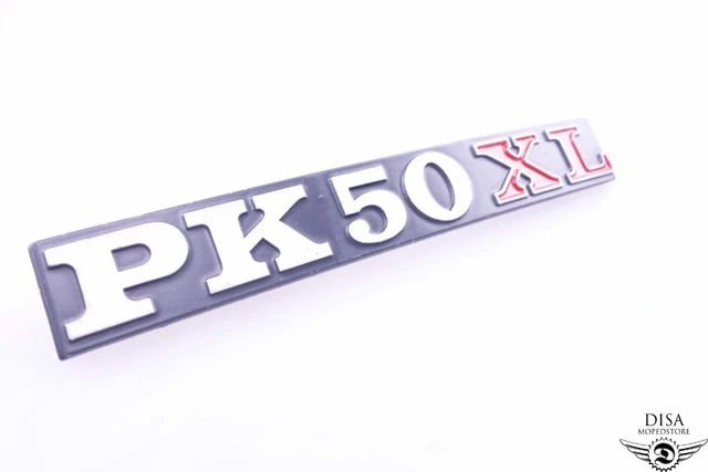 Original-Schriftzug „PX 125E“ Für Seitenhaube – Schwarz/alu, 158x20mm, Mit 2 Pins