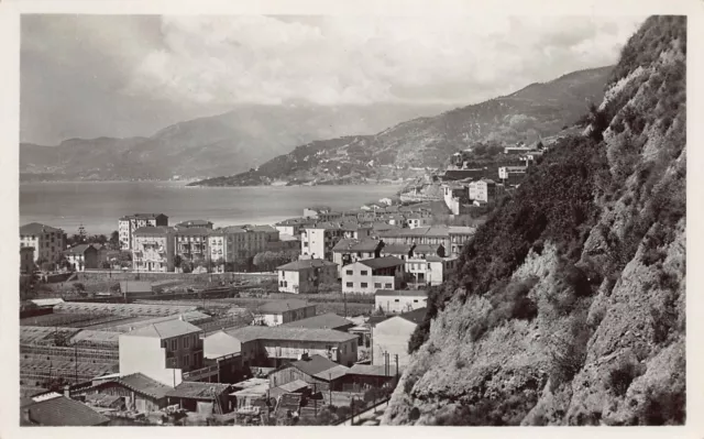 RPPC Ventimiglia Italy Train Railway Station Depot Aerial Photo Vtg Postcard A15