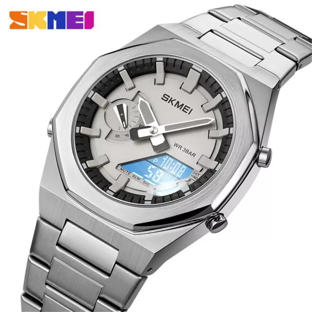 SKMEI Men Watch Luxury Military Wristwatch LED Digital Quartz Sport Watches Male