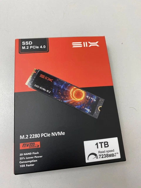 SIX NVME M.2 SSD PCIe 4.0 1TB 2280- Reads up to 7350MB/s £59.99 ...