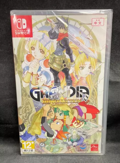 Grandia HD Collection (Asia Version) (Nintendo Switch) English / BRAND NEW