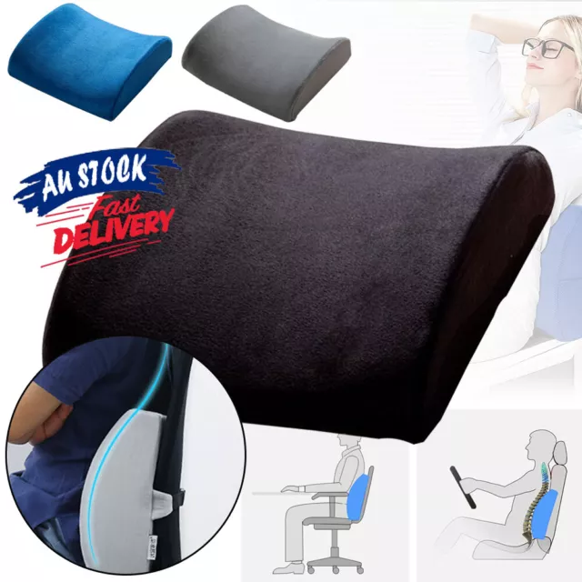 Memory Foam Lumbar Support Office Car Cushion Home Seat Pillows Pillow Back