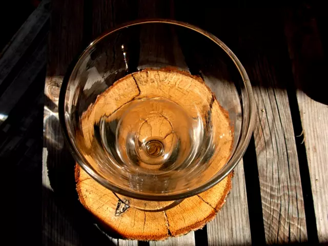 beau verre absinthe ancien pied douche épais torsadé époque 19 ème siècle 2