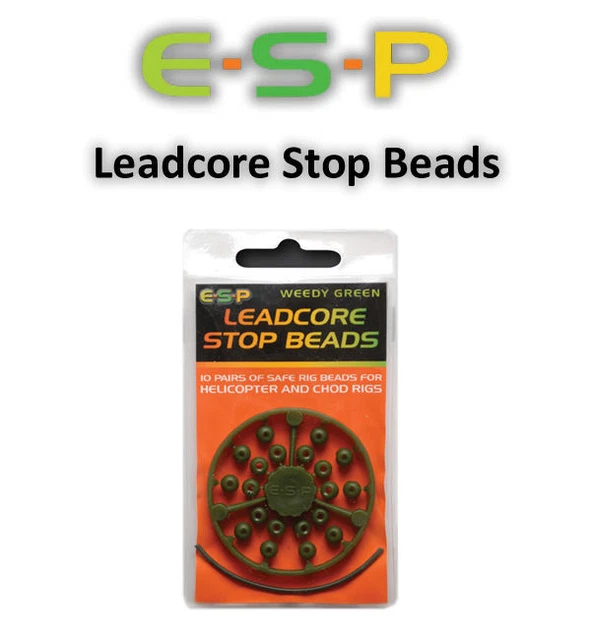 Brandneu Esp Leadcore Stop Perlen Grobe Karpfenangeln