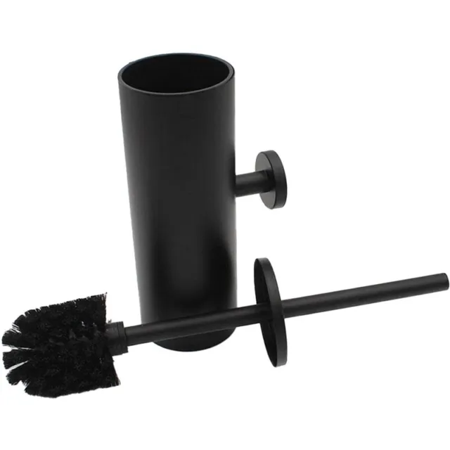 Supporto spazzolino WC nero spazzolino resistente bagno J2A7