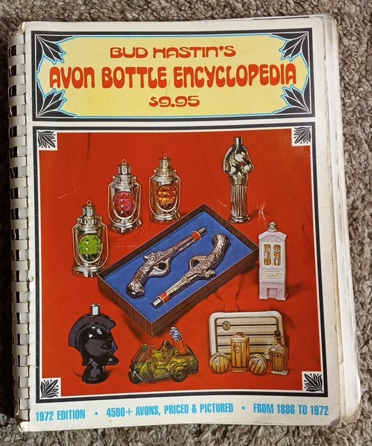 Vintage 1972 Avon Bottles Encyclopedia Guide Book by Bud Hastin Collectibles