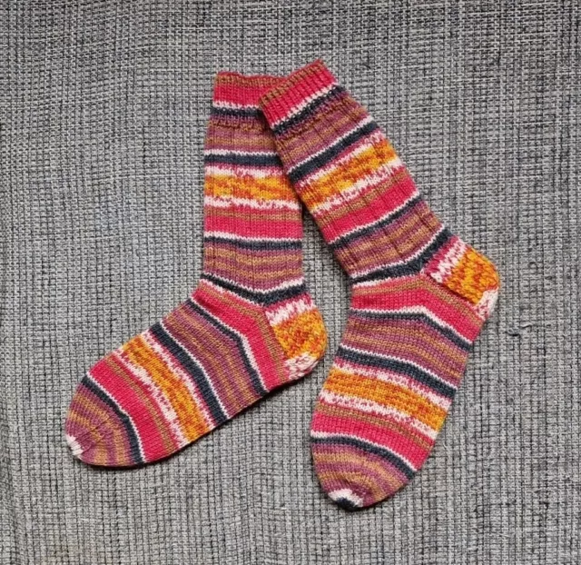 Handgestrickte Socken, Opal Sockenwolle " Abo " 🥰 , Gr. 40/41 💝