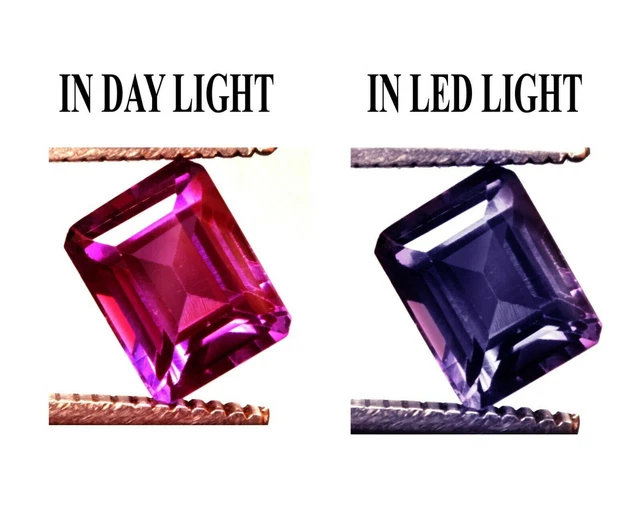 10.80 Cts. Natural Alexandrite Emerald Shape Color Change Certified Gemstone