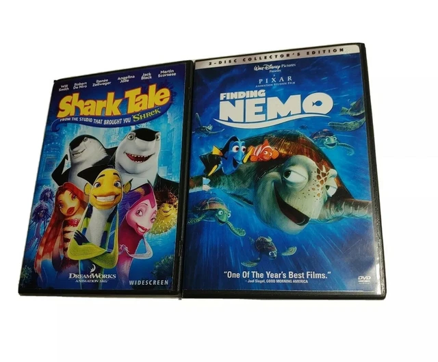 FINDING NEMO [TWO-DISC Collector's Edition] And Shark Tale DVD Bundle ...