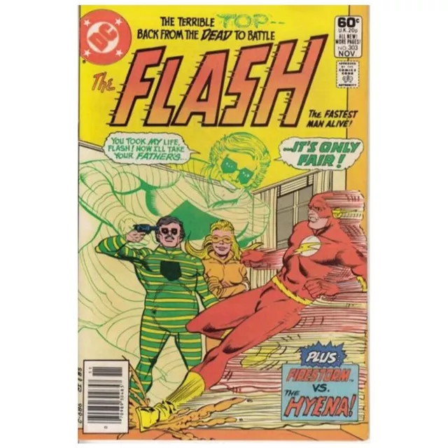 Flash (1959 series) #303 Newsstand in Very Fine condition. DC comics [l*