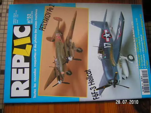 Replic n°52 Petlyakov Pe 2 F6F-3 Hellcat Grumman