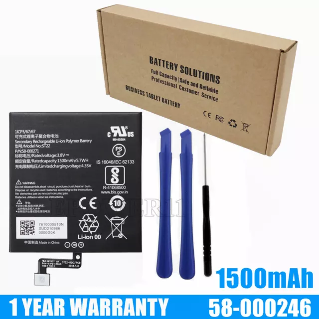 New Battery 58-000271 58-000246 For Amazon Kindle paperwhite 10th Gen PQ94WIF
