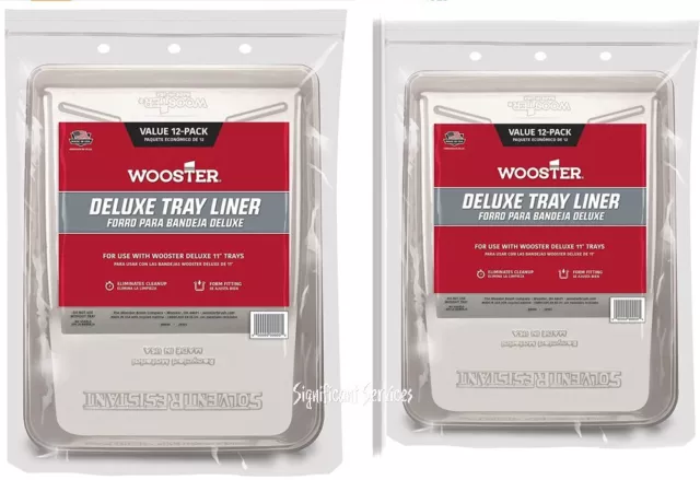 Wooster Brush BR496-11 Deluxe Tray Liner, 12-Pack, 11-Inch (2-(Pack))