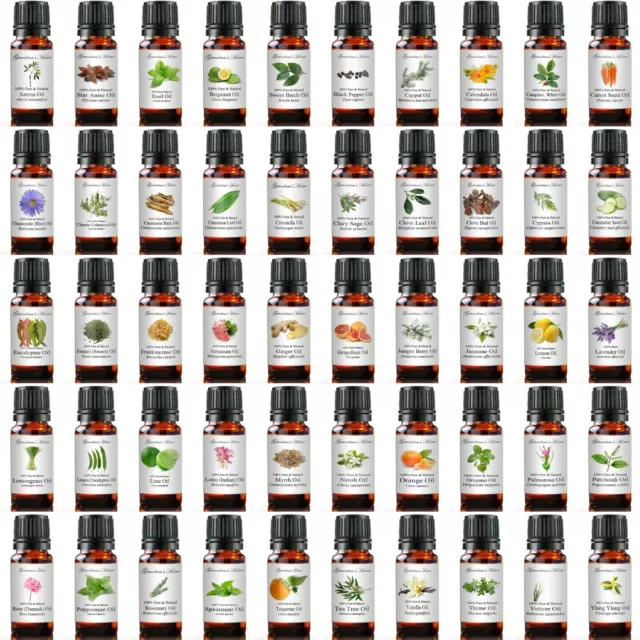 Essential Oils 10 ml - 100% Pure and Natural - Free Shipping - US Seller! Gift