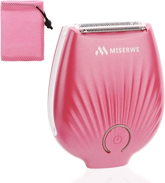 Afeitadora inalámbrica recargable impermeable para dama húmeda para depilación Miserwe mini IP4X