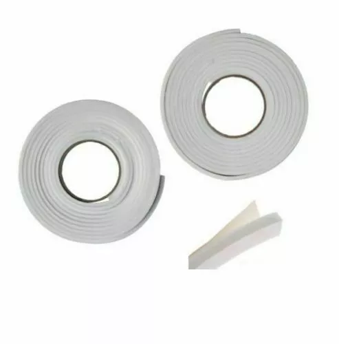 2 X 5M Door Tape Weather Foam Door stop Draught Excluder Seal Strip Insulation