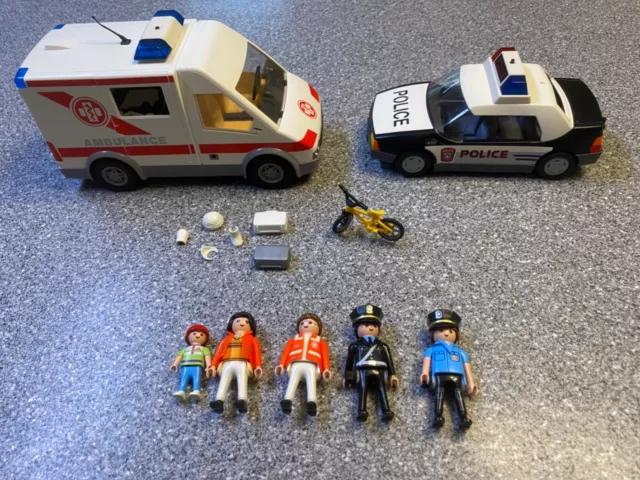 JUGUETES PLAYMOBIL ambulancia estaci n de bomberos para llevar