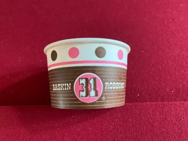 1989, Baskin-Robbins Ice Cream, "Un-Used", Double Scoop Cup  (Scarce / Vintage)