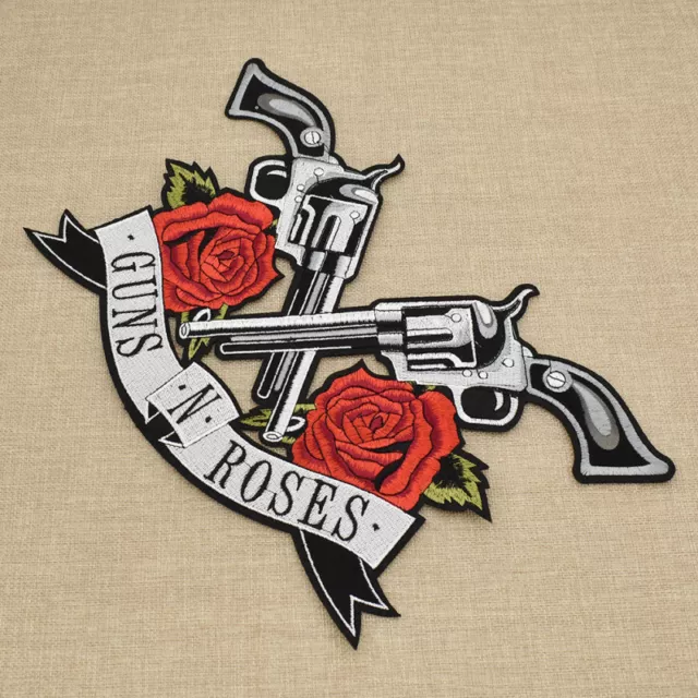 Guns N Roses Patches Sew On Embroidery Applique  DIY Handcraft Iron Deco Logo