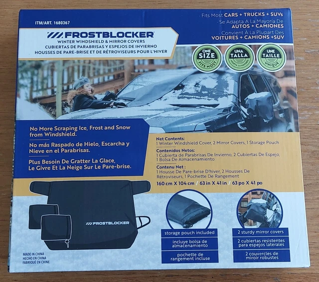 DELK FROSTBLOCKER CAR/TRUCK Windshield Winter Frost Snow with Wing