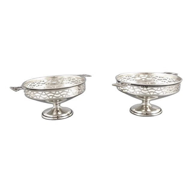 Art Deco argento coloniale Warner Brothers Delhi coppia composte a due manici buoni buoni buoni buoni