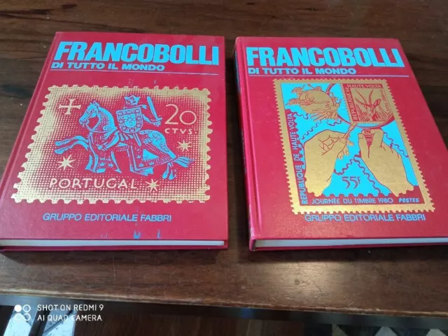 Libro: Francobolli Di Tutto Il Mondo 2 Vol.storia E Manuale Fabbri Editori Milan