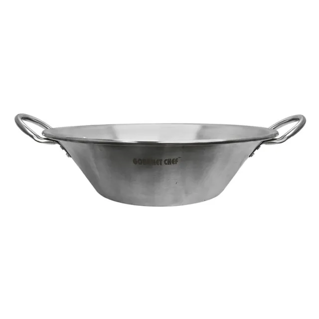 22 Inch x 7-1/2 Inch x 13 Inch Carnitas Cazo Stainless Steel Pot Pan Work