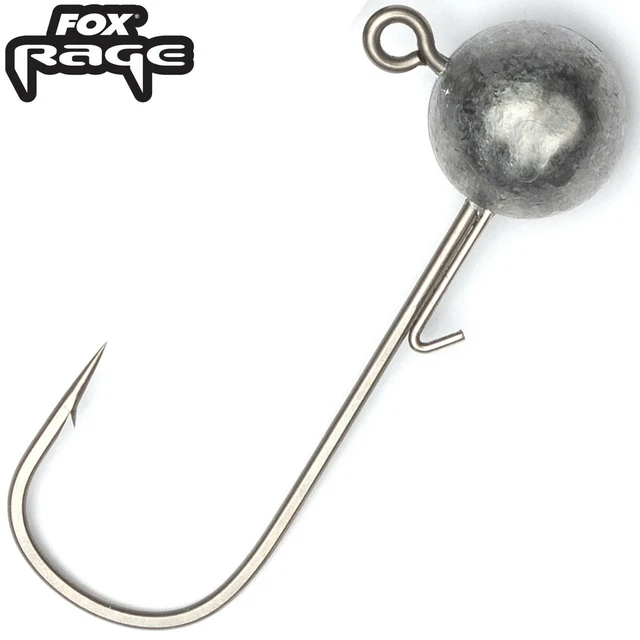 Fox Rage Jig Head X - Jigkopf, Angelhaken, Raubfischhaken, Jighaken, Haken