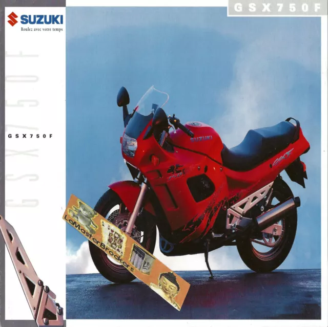 SUZUKI GSX/750/F - Brochure dépliant pub moto prospectus publicité