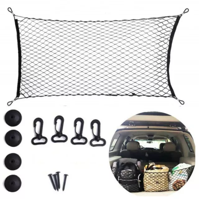 Large Elastic Car Boot Mesh Net Cargo Storage Organiser for SUV Truck 120*70cm