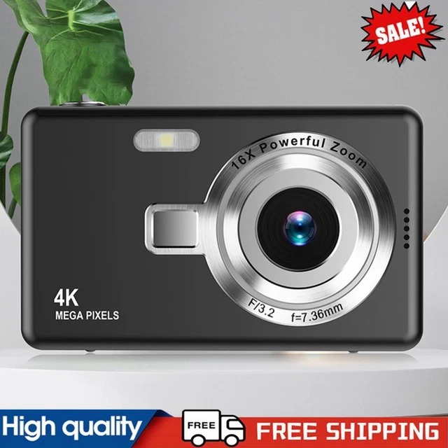 Men Click Camera Focus 4K HD 1080P Digital Camera 16X Zoom Autofocus Vlogging Camera Camcorder ...