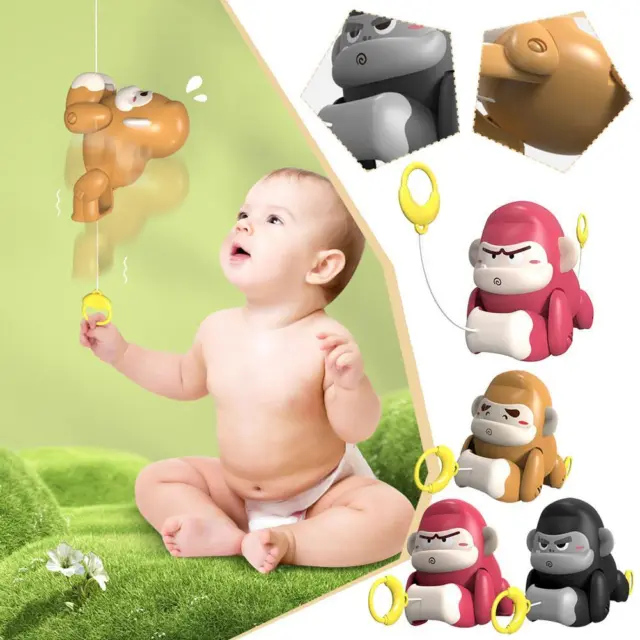 Climbing Rope Monkey Toy Mechanical Wind Up Toy with Gift Toys✨ Effect P8J0
