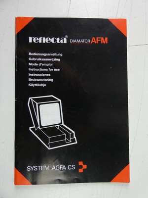 REFLECTA DIAMATOR AFM manuale di istruzioni h23227 