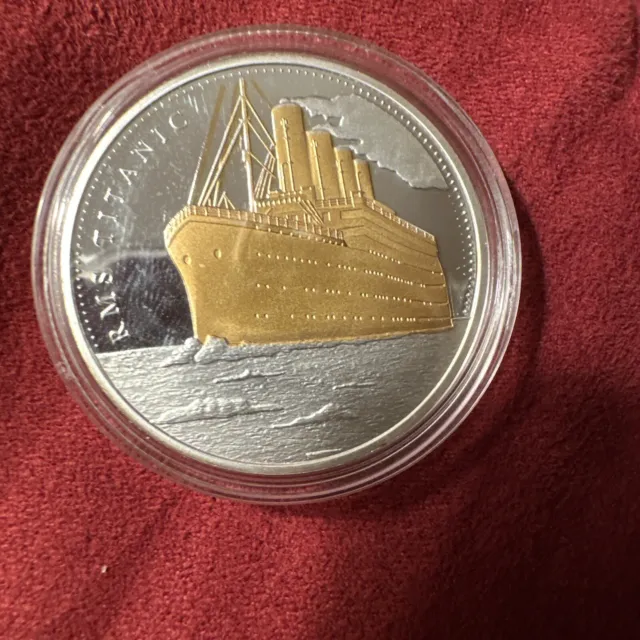 New For 2024 “1912 RMS TITANIC Voyage” Historical New Gold/silver Coin
