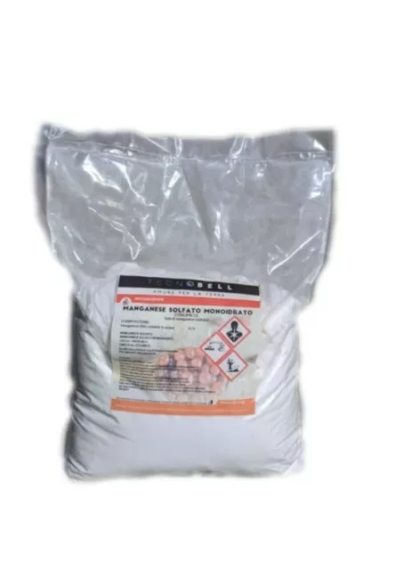 SOLFATO DI MANGANESE Mn CONCIME MICROELEMENTI INTEGRATORE PIANTE 1 kg e 5 kg