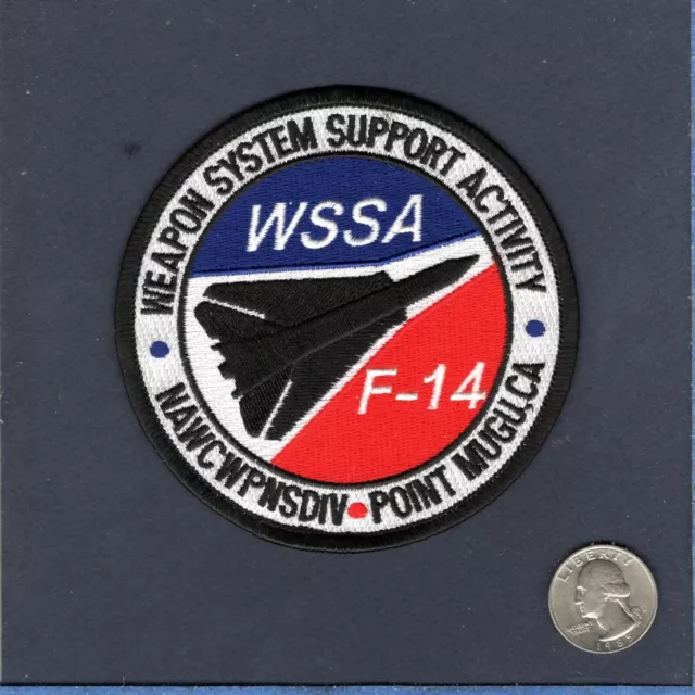 Wssa F-14 Tomcat Armes Système Support Pmtc Nas PT Mugu US Marine Escadron Patch