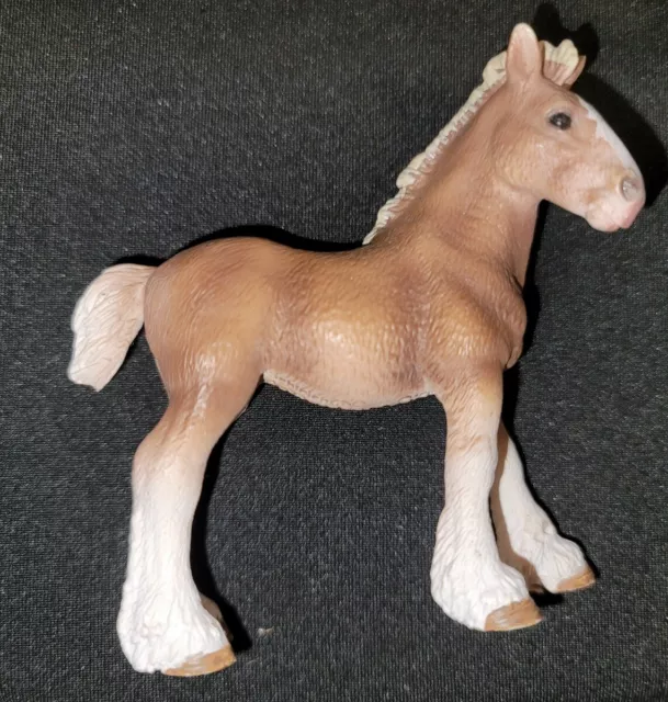 Schleich CLYDESDALE FOAL Baby Horse Animal Figure Toy 2009 Retired 13671